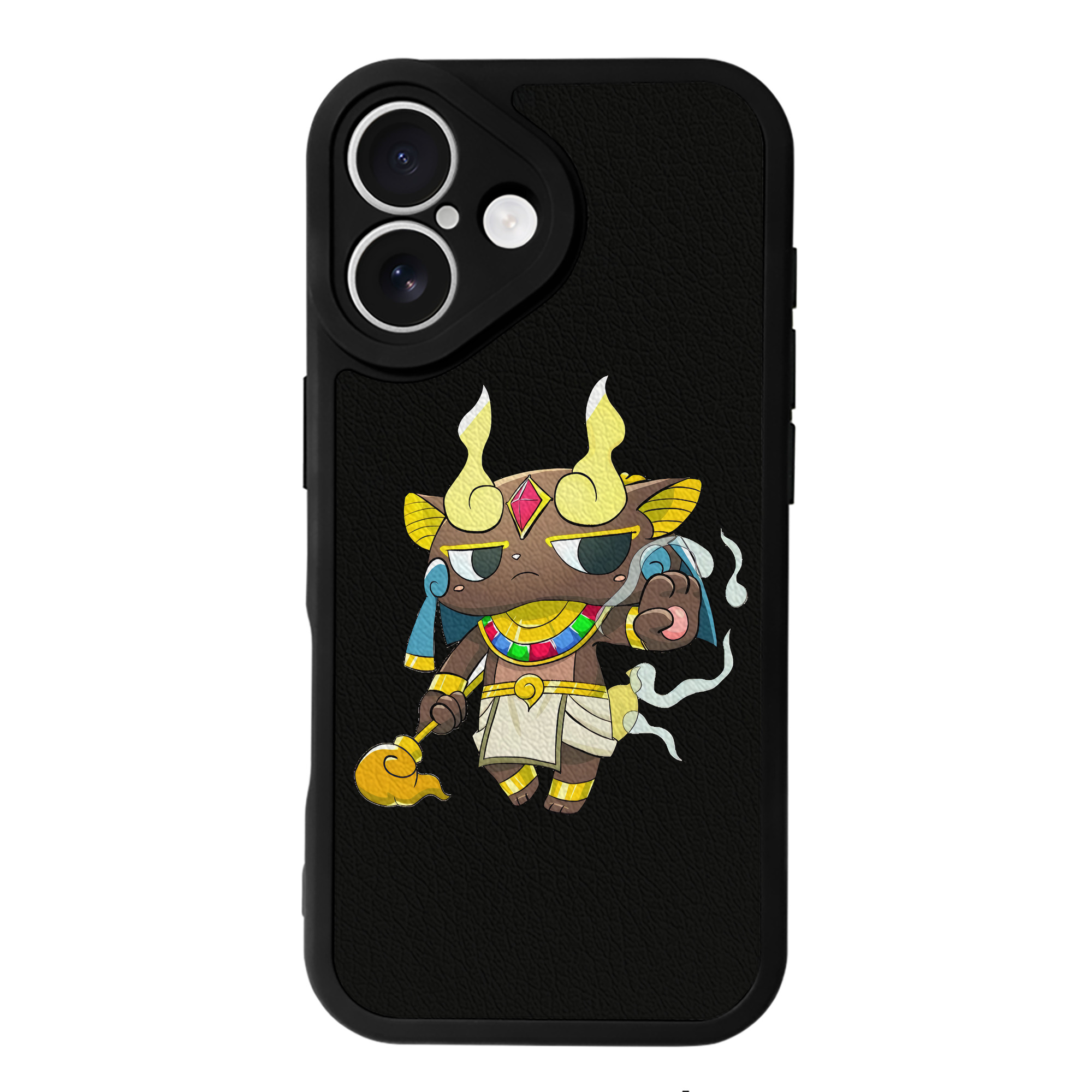 （画像用） 妖怪ウォッチ Yo-kai Watch 【iPhone 16シリーズ対応】シリコンスマホケース（レザー調） 材質：シリコン